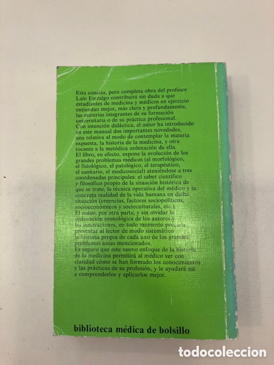 Libros de segunda mano: Historia de la Medicina. P. La&iacute;n Entralgo - Foto 3