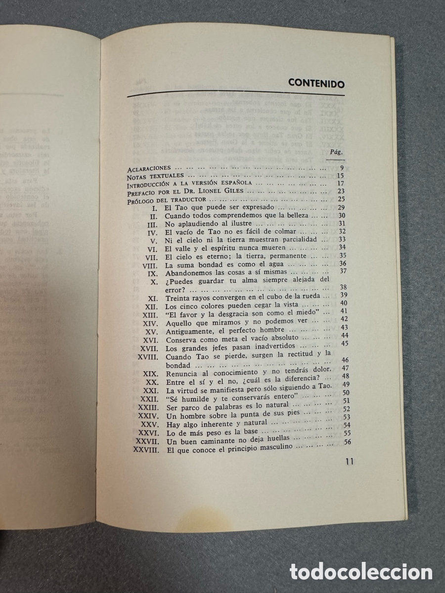 Libros de segunda mano: TAO -TE CHING ( EL LIBRO DEL RECTO CAMINO ) LAO-TSE EDICIONES MORA - Foto 7