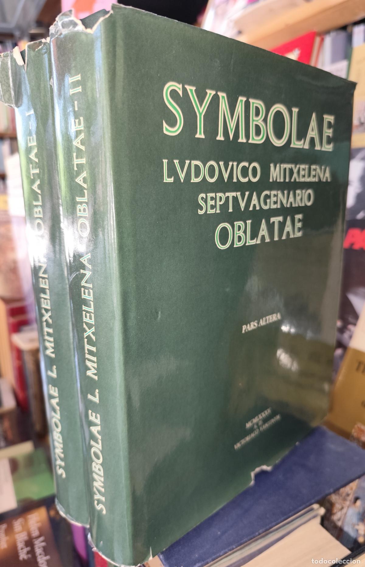 Libri di seconda mano: SYMBOLAE LUDOVICO MITXELENA SEPTUAGENARIO OBLATAE. FILOLOG&Iacute;A INDOEUROPEA