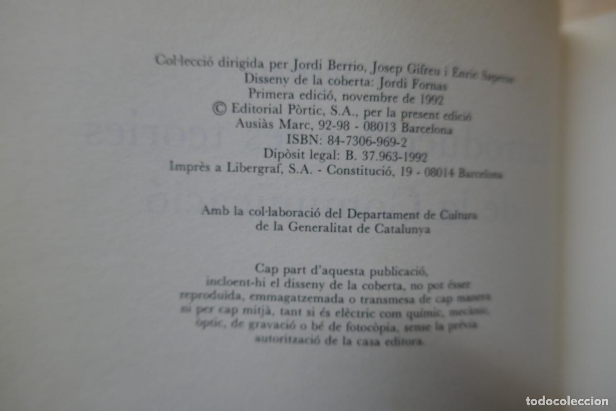 Libros de segunda mano: INTRODUCCI&Oacute; A LES TEORIES DE LA COMUNICACI&Oacute; - ENRIC SAPERAS - Foto 7