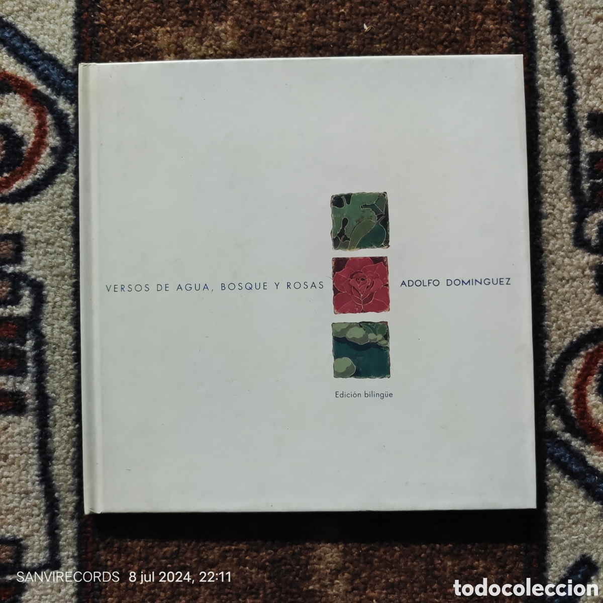 Libros de segunda mano: VERSOS DE AGUA, BOSQUE Y ROSAS (ADOLFO DOM&Iacute;NGUEZ) (EDICI&Oacute;N BILING&Uuml;E) - Foto 1
