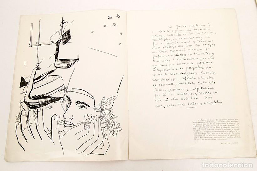Libros de segunda mano: GREGORIO PRIETO - DEDICATORIA AUT&Oacute;GRAFA - 1971 - HOMENAJE A CERVANTES - Foto 6