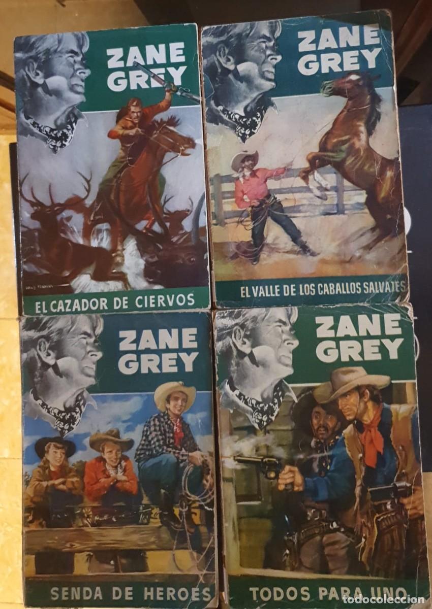 Libros de segunda mano: Lote de 4 novelas de Zane Grey - Foto 1