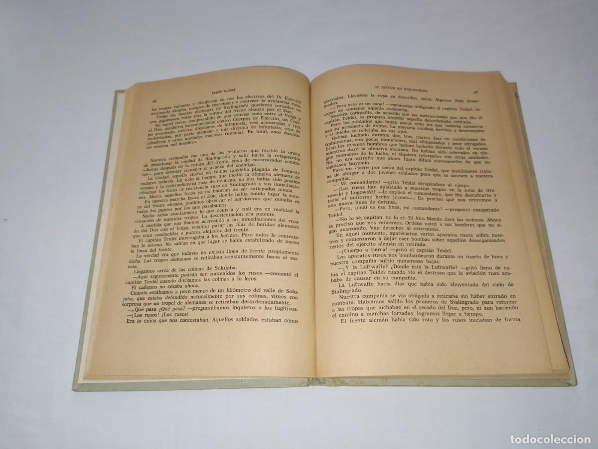 Libros de segunda mano: LIBRO YO ESTUVE EN STALINGRADO DE HANS WEEST - Foto 4