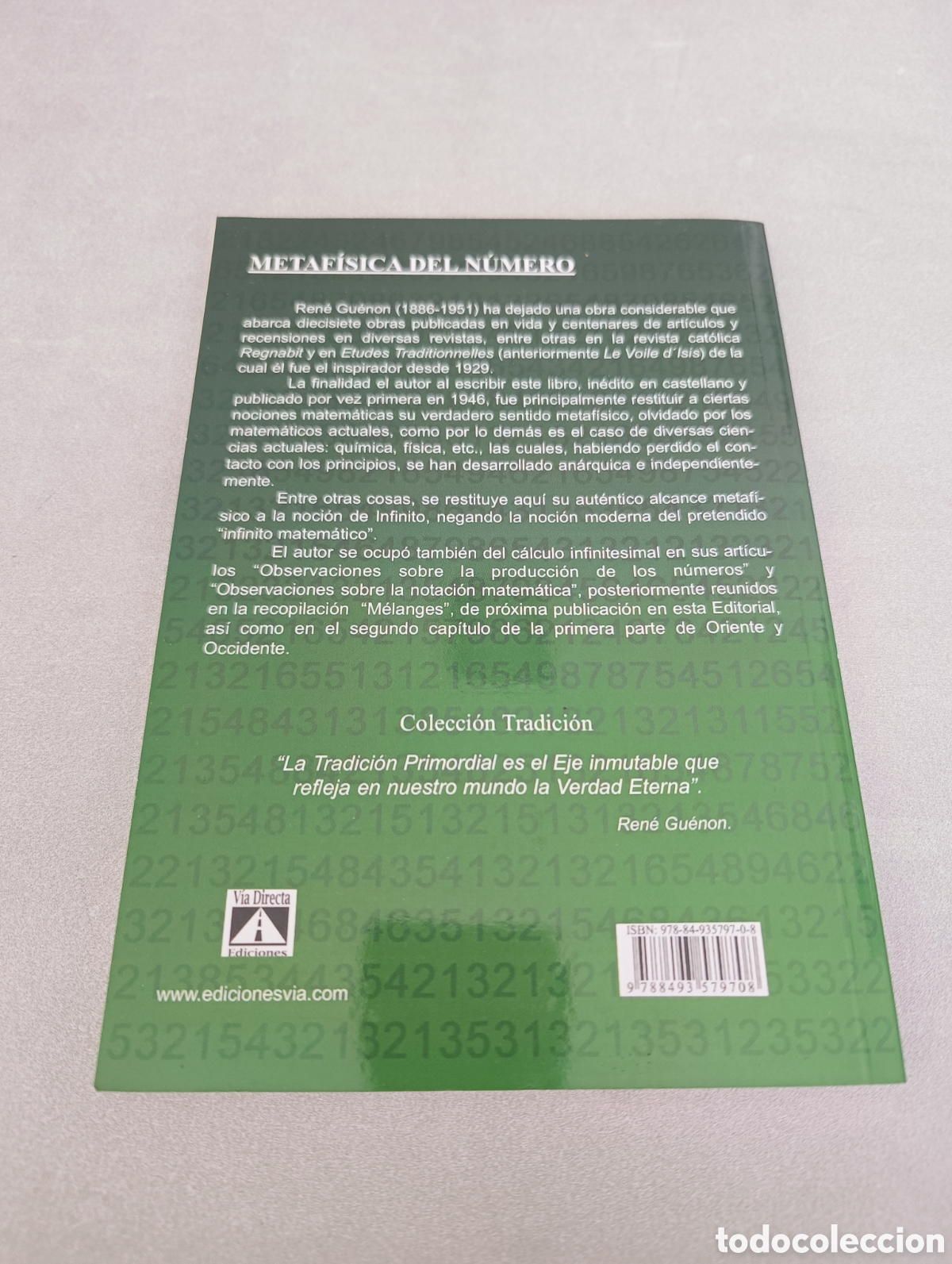 Libros de segunda mano: Metaf&iacute;sica del n&uacute;mero. Ren&eacute; Gu&eacute;non. - Foto 2