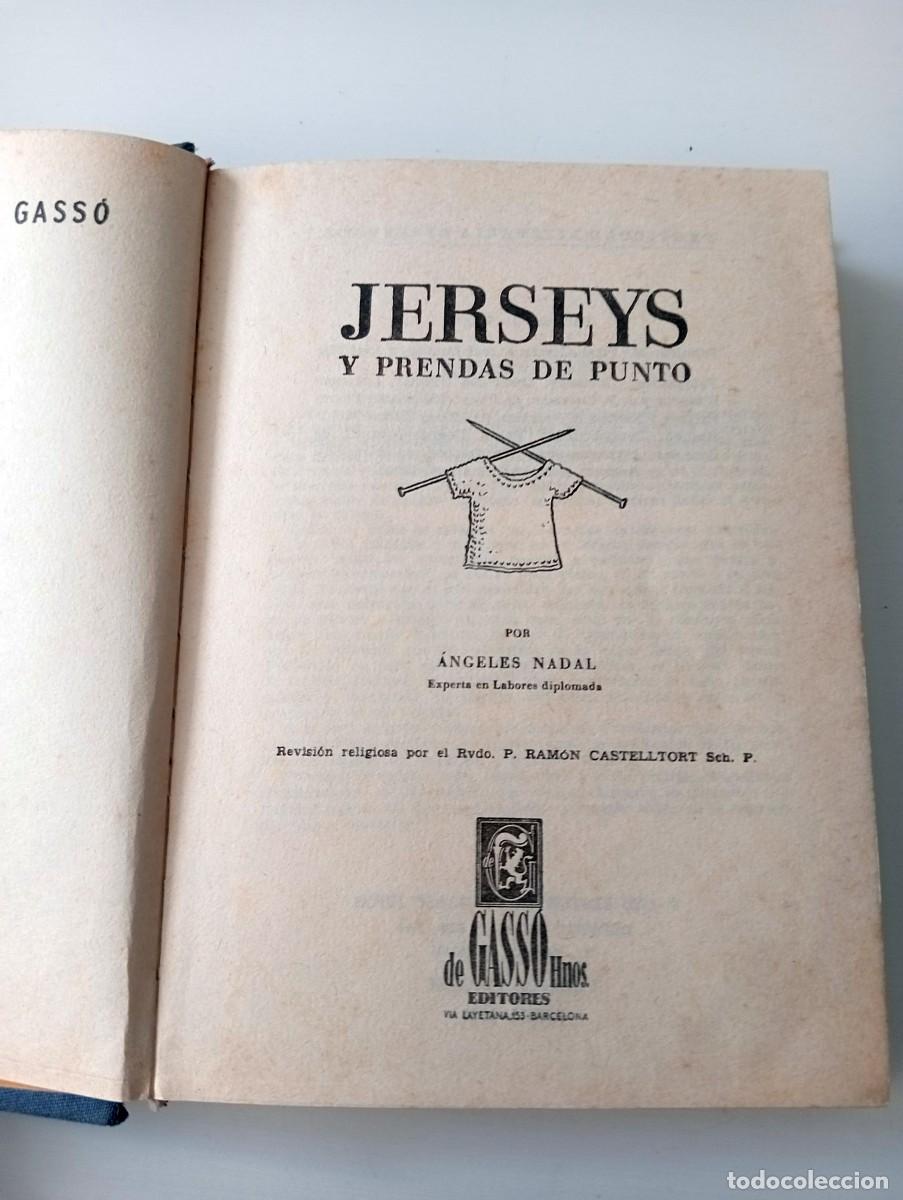 Libros de segunda mano: LIBRO JERSEYS Y PRENDAS DE PUNTO DE &Aacute;NGELES NADAL - Foto 4
