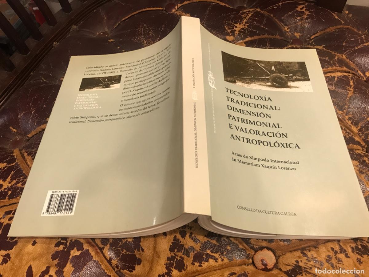 Libros de segunda mano: TECNOLOX&Iacute;A TRADICIONAL: DIMENSI&Oacute;N PATRIMONIAL E VALORACI&Oacute;N ANTROPOL&Oacute;XICA. ACTAS... 1996