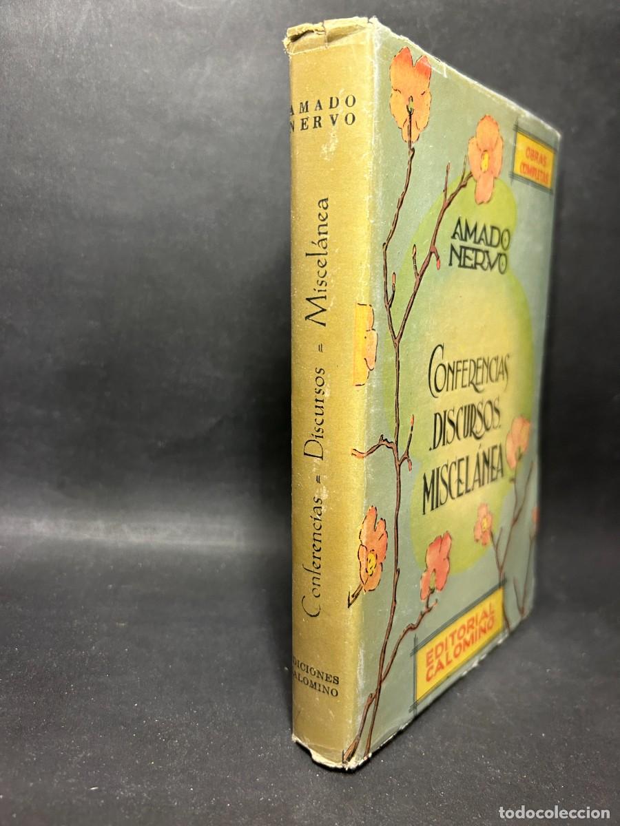 Libros de segunda mano: AMADO NERVO - CONFERENCIAS=DISCURSOS, MISCEL&Aacute;NEA - 1946 - Foto 2