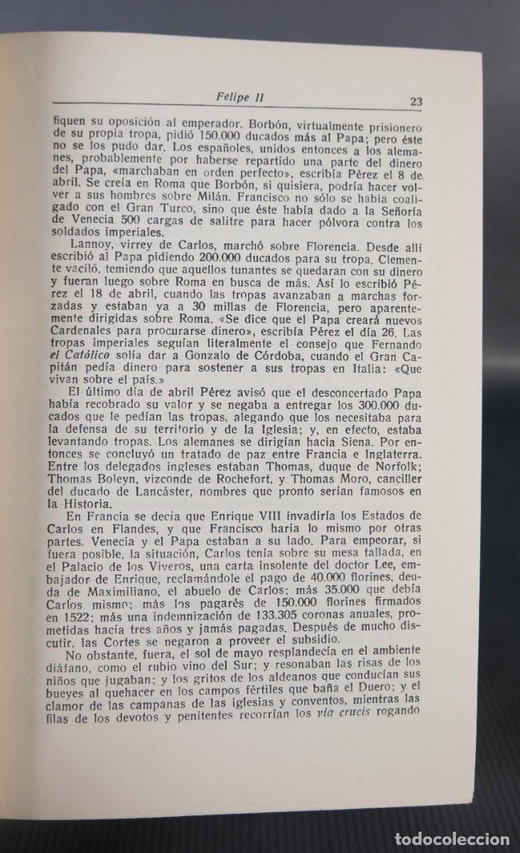 Libros de segunda mano: Felipe II - William Thomas Walsh - Ed. Espasa-Calpe, 1958 - Foto 8