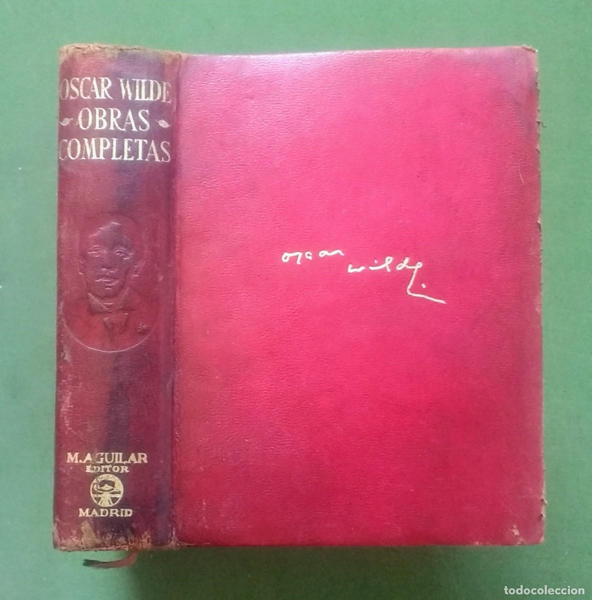 Libros de segunda mano: OBRAS COMPLETAS DE OSCAR WILDE - M. AGUILAR EDITOR - 1945. - Foto 1
