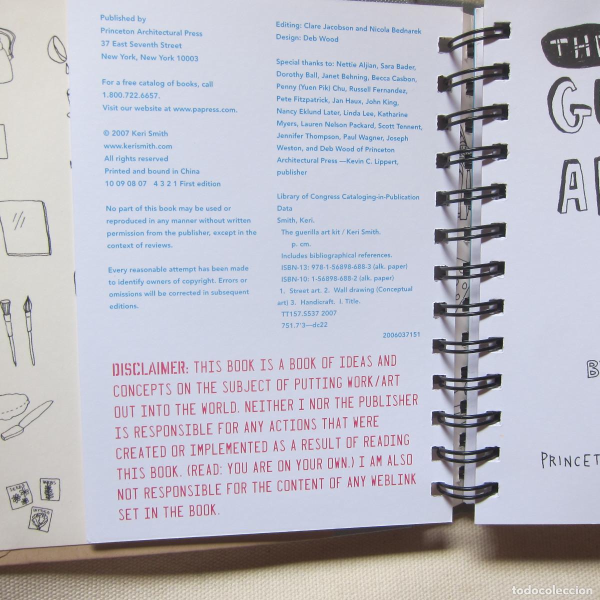 Libros de segunda mano: GUERRILLA ART KIT - KERI SMITH (PRINCETON ARCHITECTURAL PRESS) MANUAL - Foto 8
