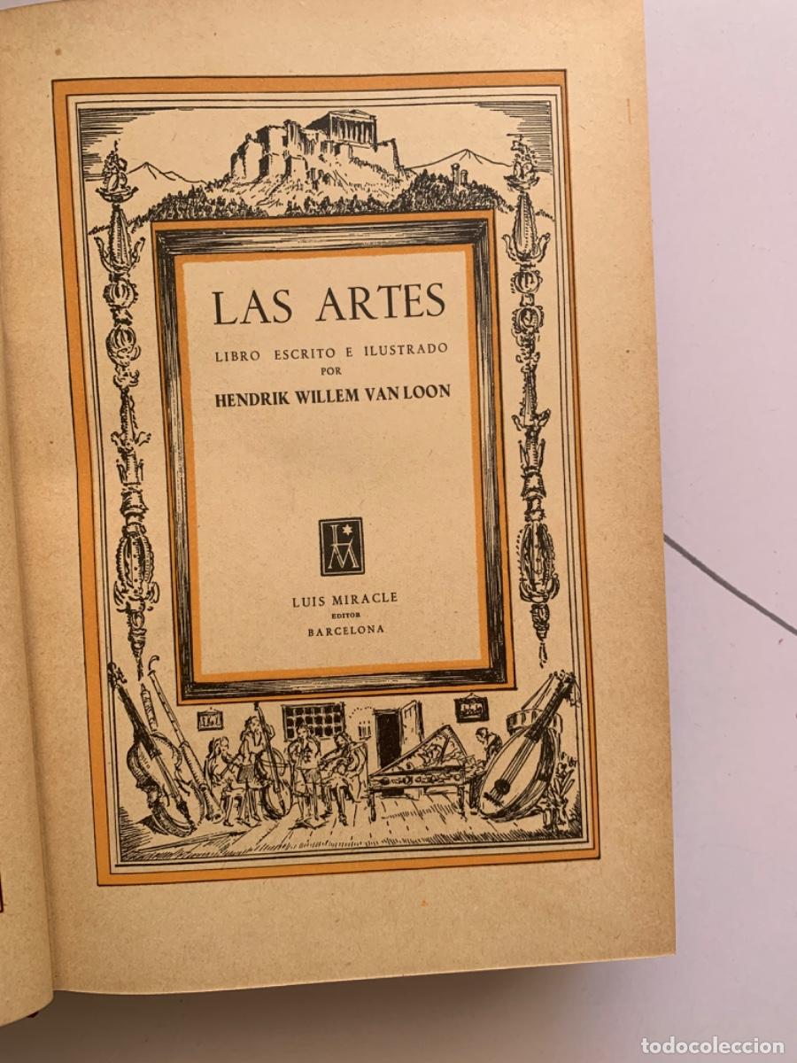 Libros de segunda mano: Las Artes de H.W. Van Loon - Foto 2