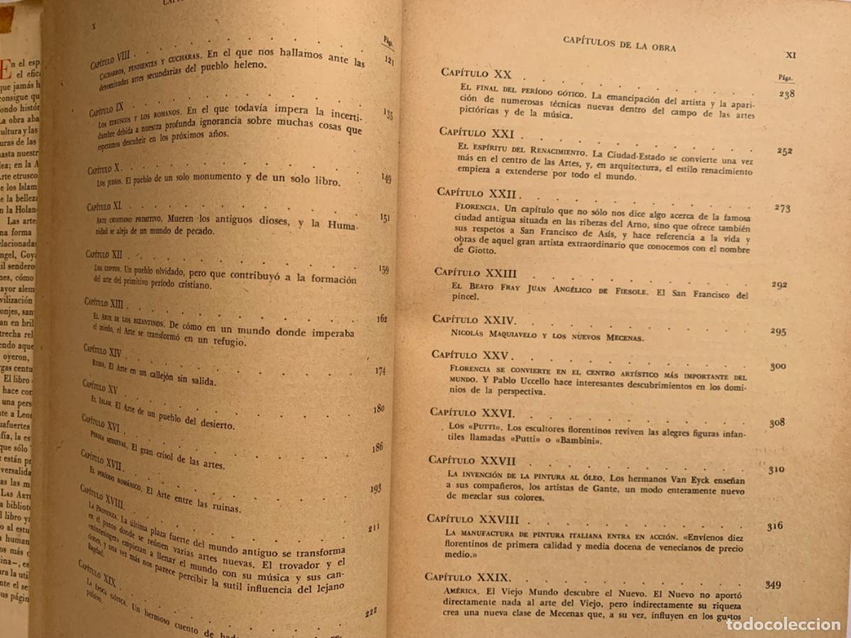Libros de segunda mano: Las Artes de H.W. Van Loon - Foto 4