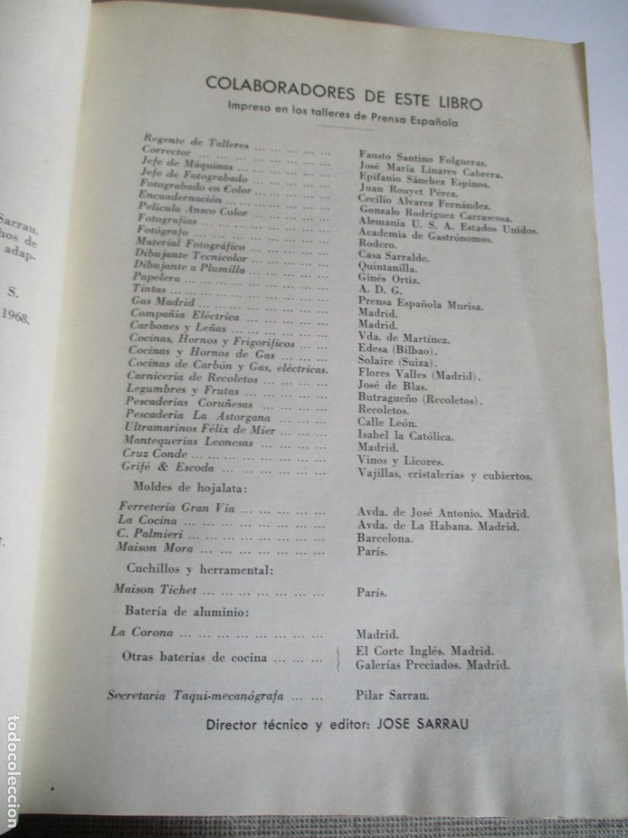 Libros de segunda mano: JOS&Eacute; SARRAU Educaci&oacute;n profesional hostelera W28178 - Foto 2