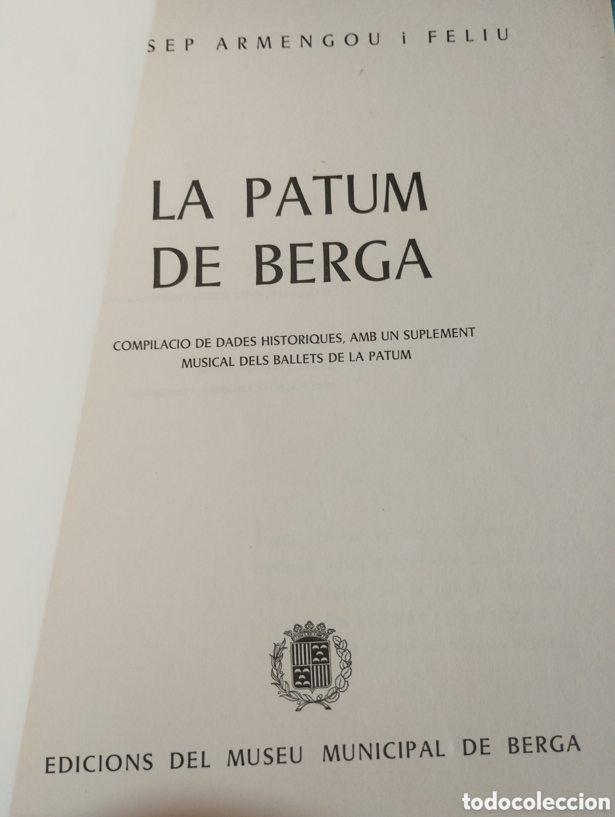Libros de segunda mano: La patum de Berga a&ntilde;o 1968 - Foto 2