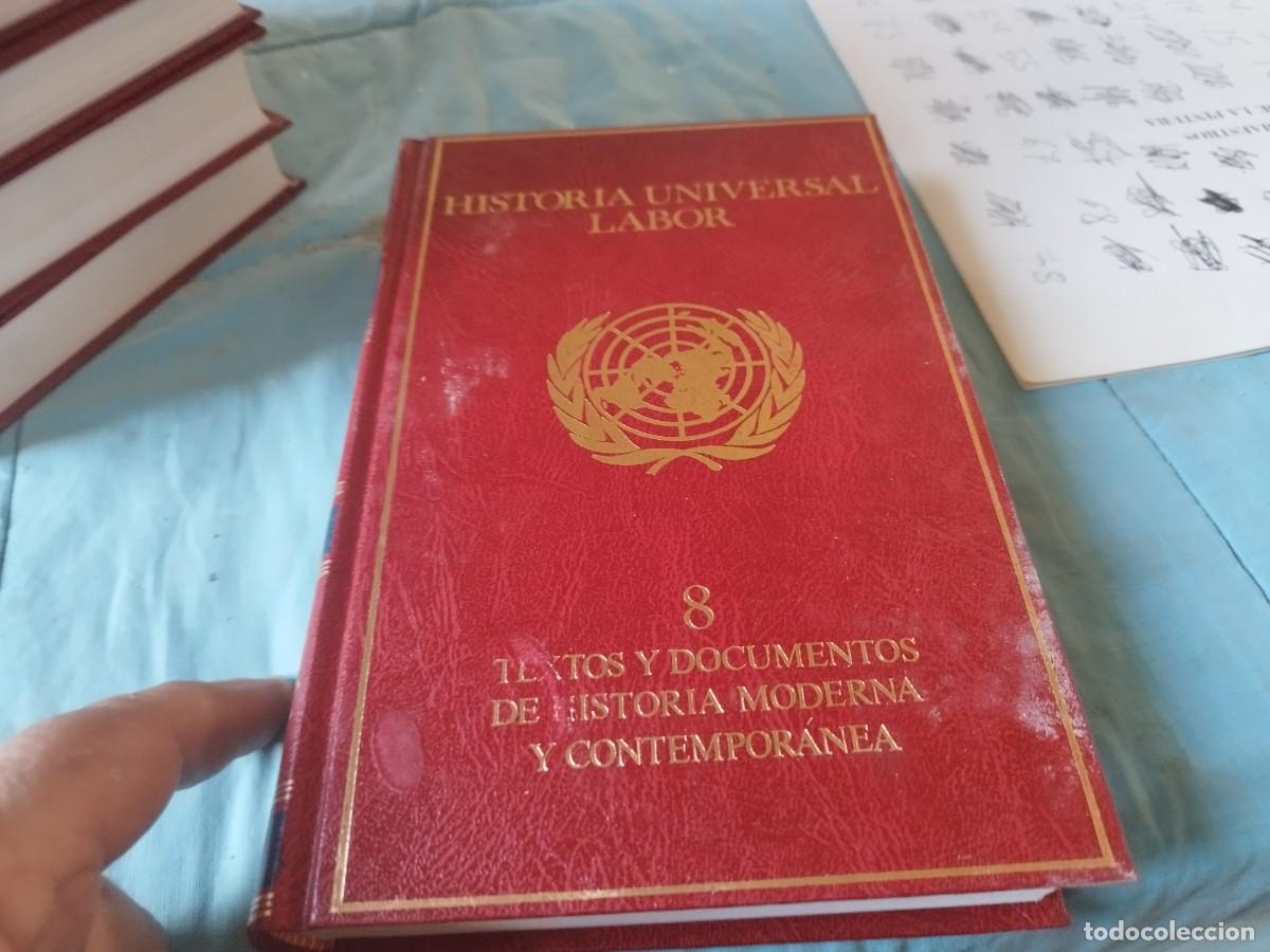 Libros de segunda mano: HISTORIA UNIVERSAL LABOR, 8 TOMOS COMPLETA - Foto 4
