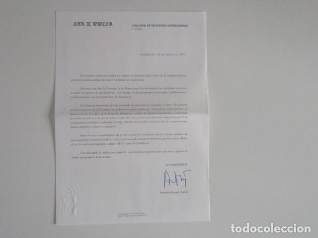 Libros de segunda mano: DESARROLLO DE LAS COMPETENCIAS DEL ESTATUTO DE AUTONOMIA PARA ANDALUCIA - IMPECABLE - Foto 3