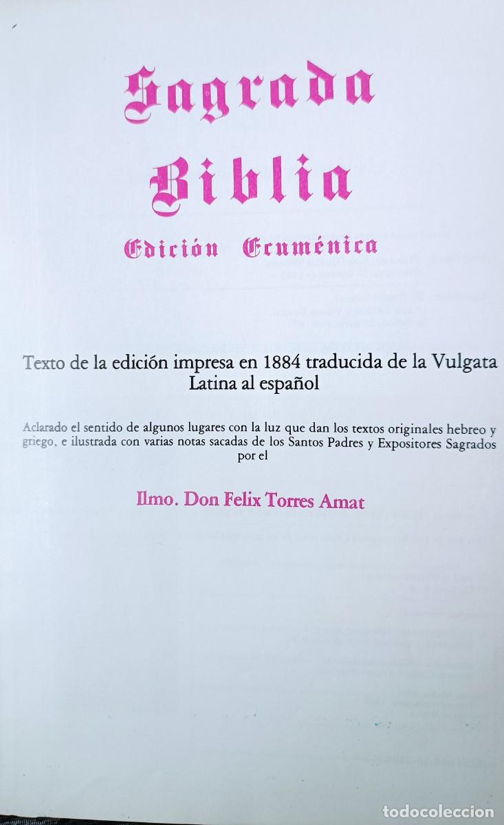 Libros de segunda mano: La Sagrada Biblia, edici&oacute;n limitada Ecum&eacute;nica - Foto 2
