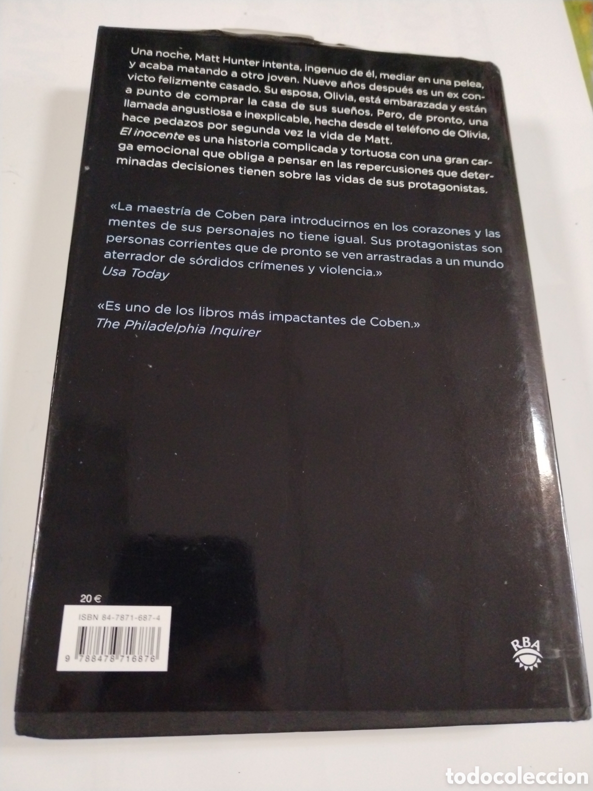 Libros de segunda mano: EL INOCENTE -- HARLAN COBEN. RBA - Foto 2