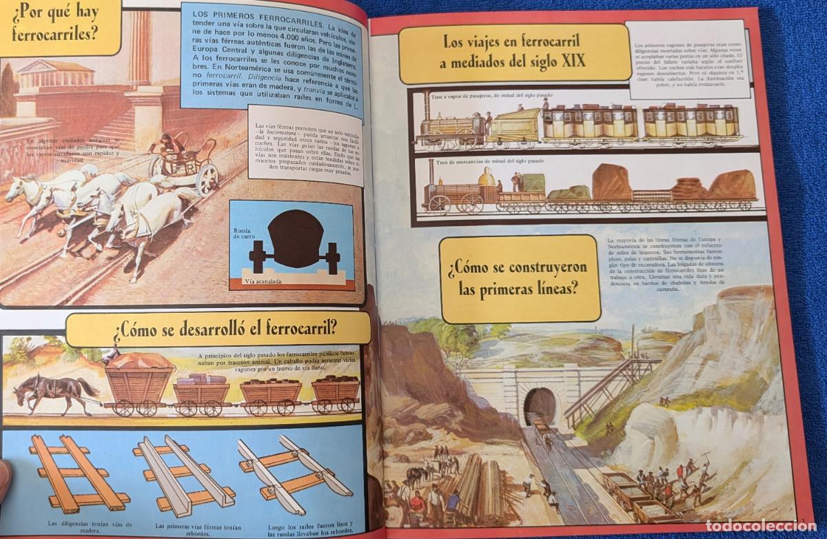 Libros de segunda mano: La aventura del ferrocarril - Ediciones SM (1978) &iexcl;Impecable! - Foto 3