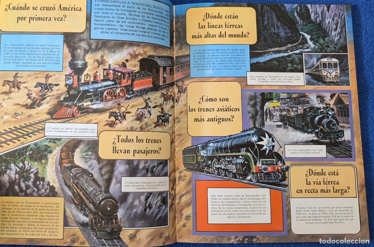 Libros de segunda mano: La aventura del ferrocarril - Ediciones SM (1978) &iexcl;Impecable! - Foto 4