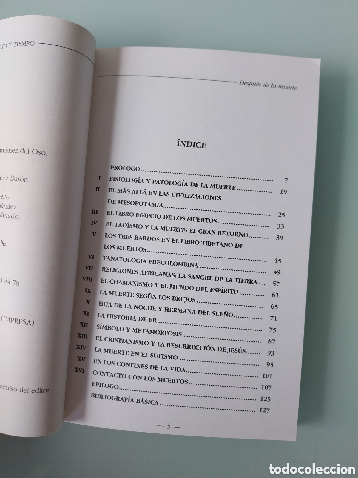Libros de segunda mano: DESPU&Eacute;S DE LA MUERTE (ESPACIO Y TIEMPO) - Foto 3