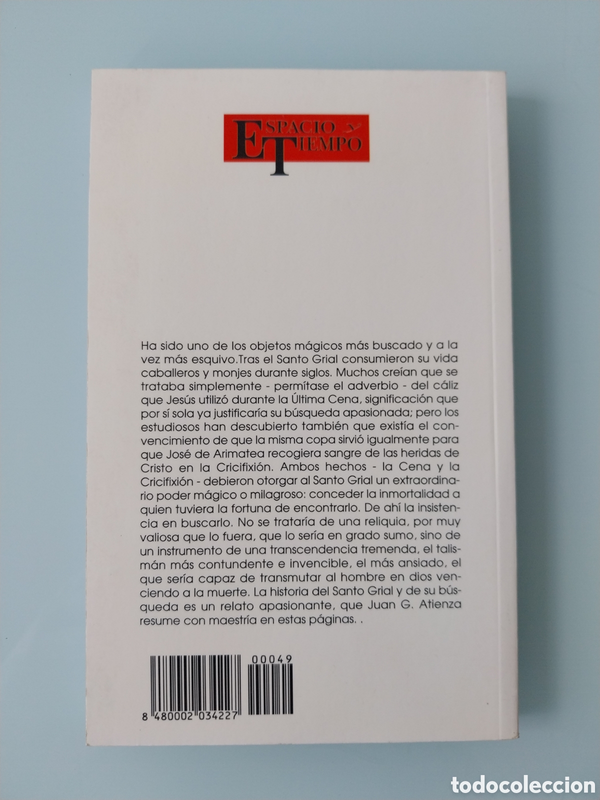 Libros de segunda mano: EL SANTO GRIAL (JIMENEZ DEL OSO) (ESPACIO Y TIEMPO) - Foto 2