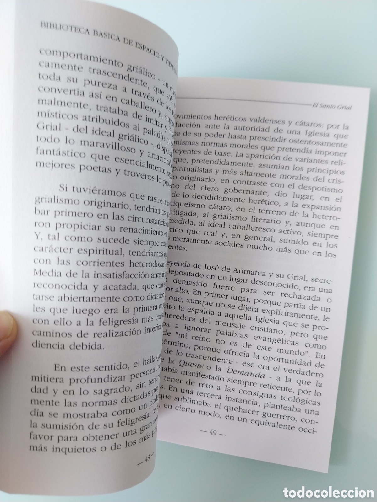 Libros de segunda mano: EL SANTO GRIAL (JIMENEZ DEL OSO) (ESPACIO Y TIEMPO) - Foto 3