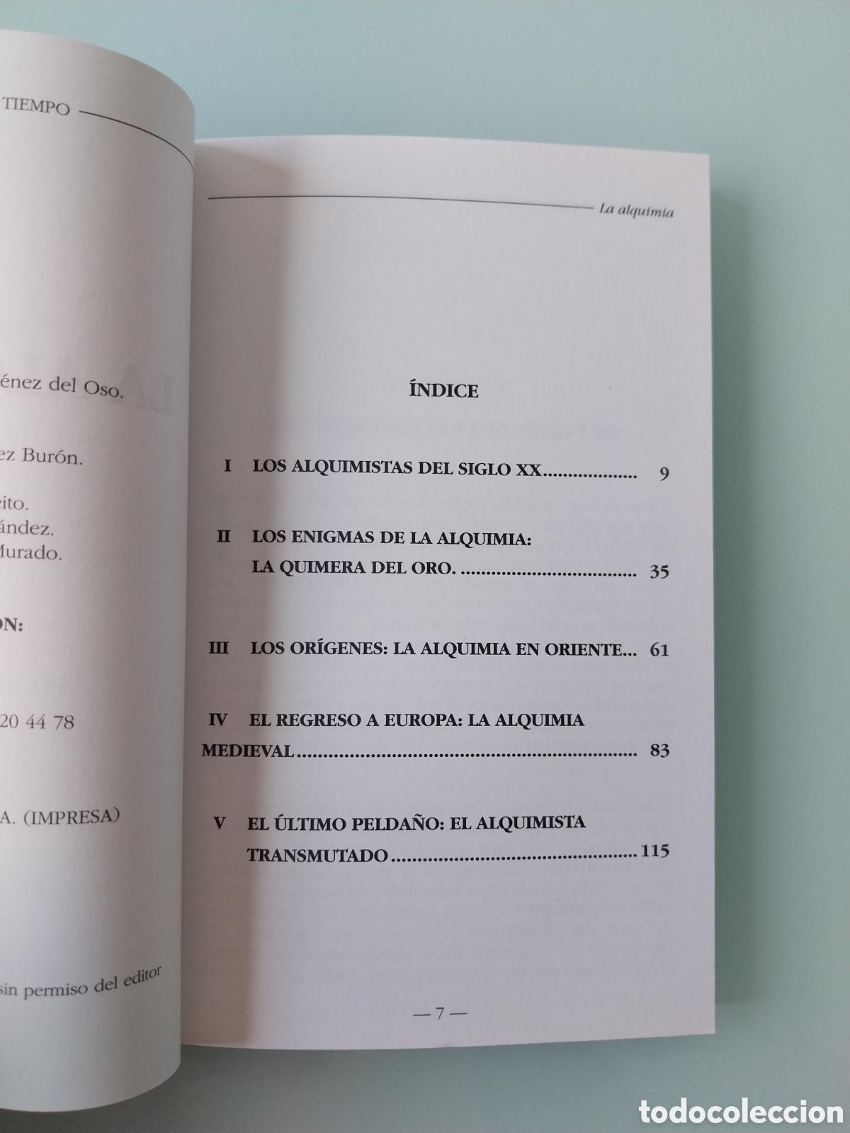 Libros de segunda mano: LA ALQUIMIA (ESPACIO Y TIEMPO) - Foto 3