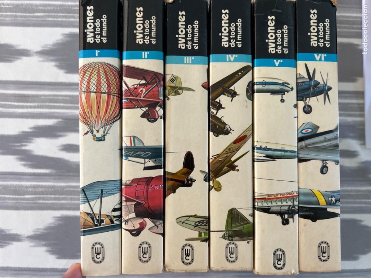 Libros de segunda mano: AVIONES DE TODO EL MUNDO DESDE LOS ORIGENES COMPLETO 6 TOMOS, ENZO ANGELUCCI P MATRICARDI