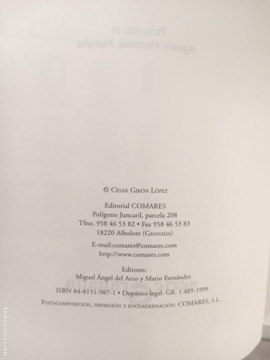 Libros de segunda mano: MISCEL&Aacute;NEA DE GRANADA - C&Eacute;SAR GIR&Oacute;N - 2&ordf; EDICI&Oacute;N CORREGIDA Y AMPLIADA 1999 EDITORIAL COMARES - Foto 7