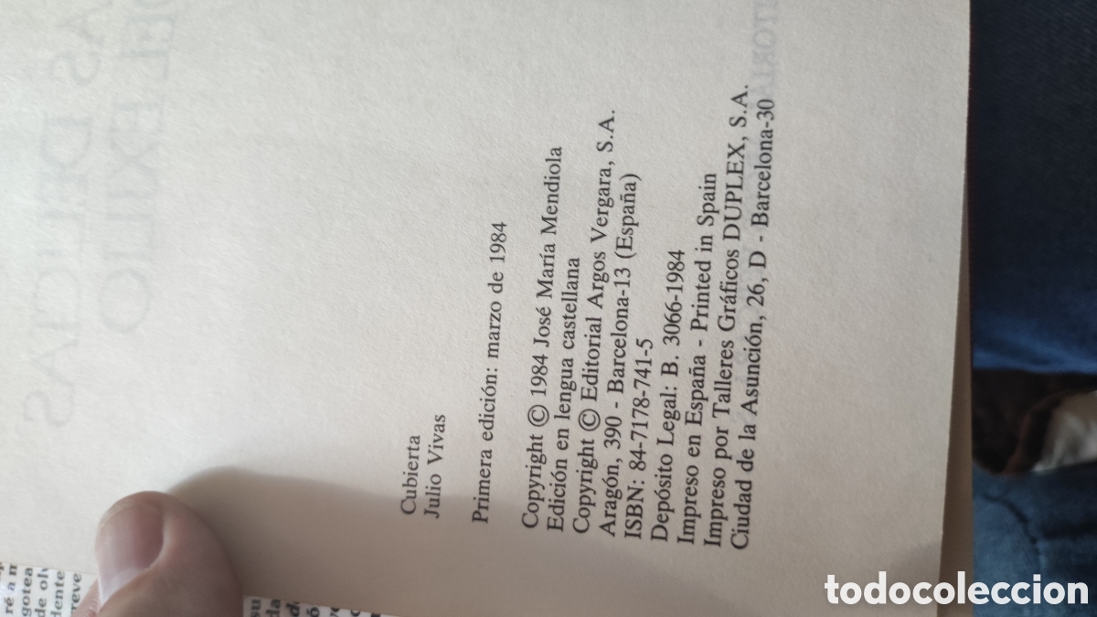Libros de segunda mano: Libro las delicias del exilio - Foto 5