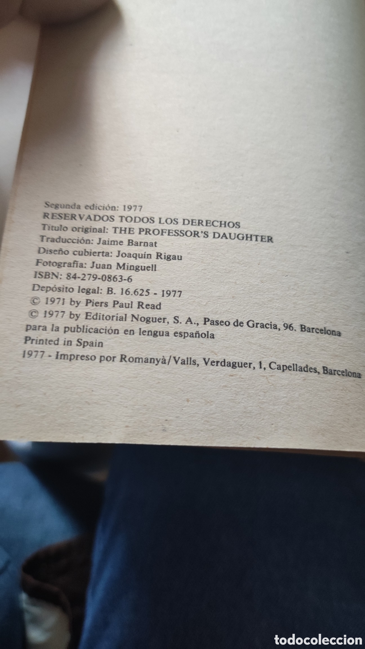 Libros de segunda mano: Libro la hija del profesor - Foto 5