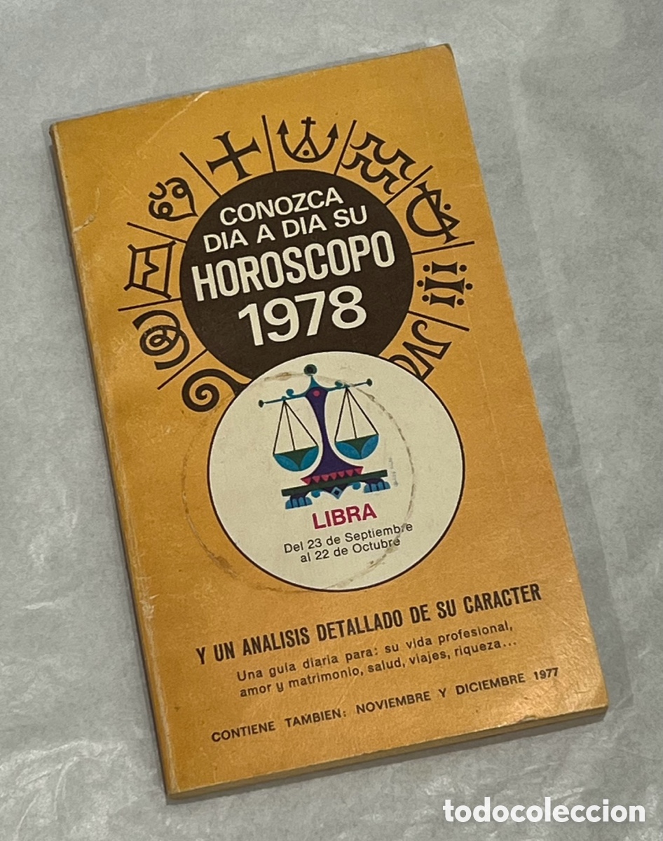 Libros de segunda mano: Libro. Hor&oacute;scopo 1978. Libra. Ed. Bruguera. 1977. - Foto 1