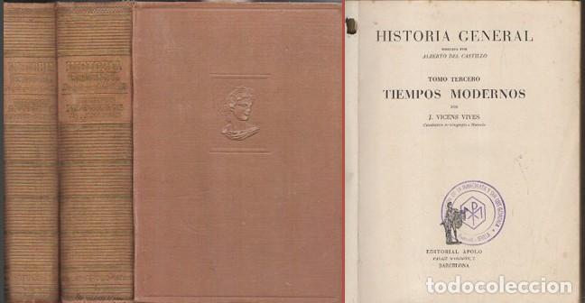 Libros de segunda mano: HISTORIA GENERAL - 2 TOMOS - A-H-1747 - Foto 1
