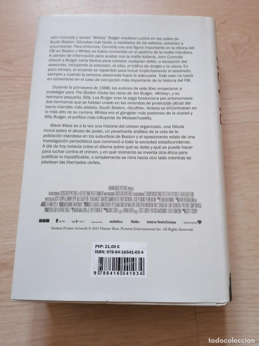 Libros de segunda mano: Libro D.LEHR, Black Mass, 2015, 551 pag, sin uso, como nuevo - Foto 4