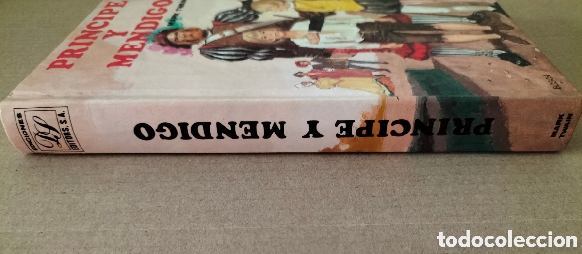 Libros de segunda mano: Principe y mendigo. Mark Twain. Editors, 1986. Libro - Foto 8