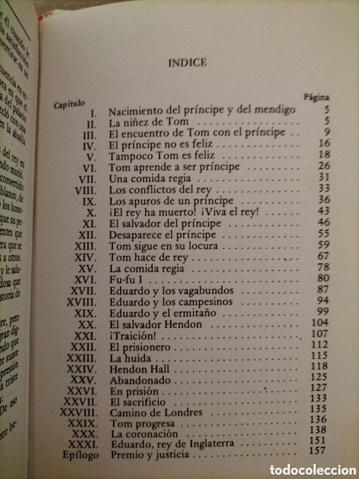 Libros de segunda mano: Principe y mendigo. Mark Twain. Editors, 1986. Libro - Foto 5