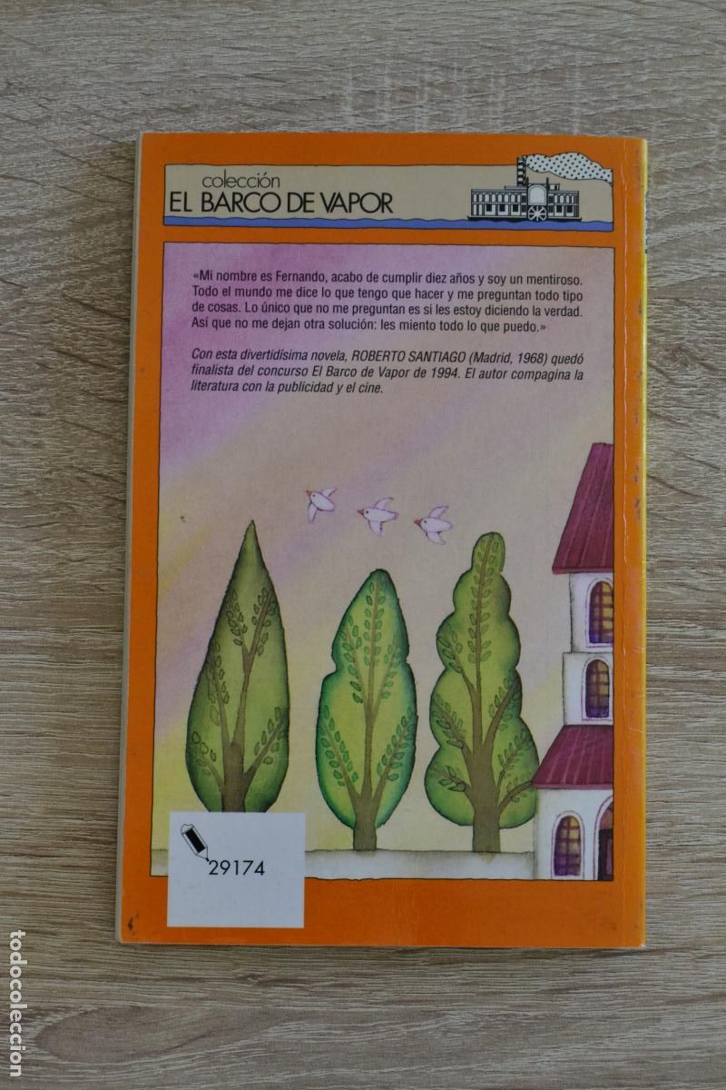 Libros de segunda mano: L-67 LIBRO EL LADR&Oacute;N DE MENTIRAS - BARCO DE VAPOR - Foto 2