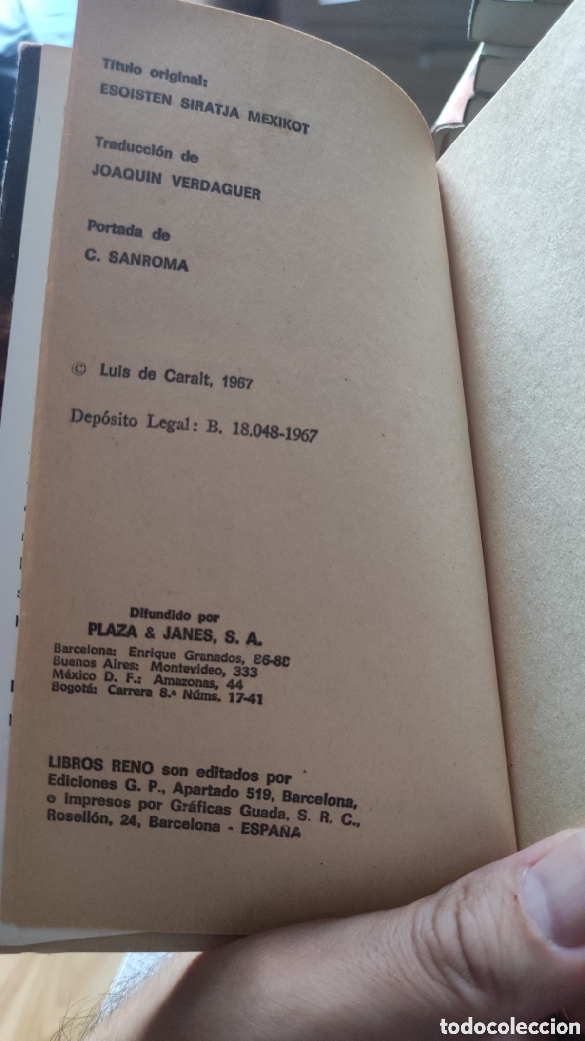 Libros de segunda mano: Libro El Dios de la lluvia llora sobre M&eacute;jico - Foto 5