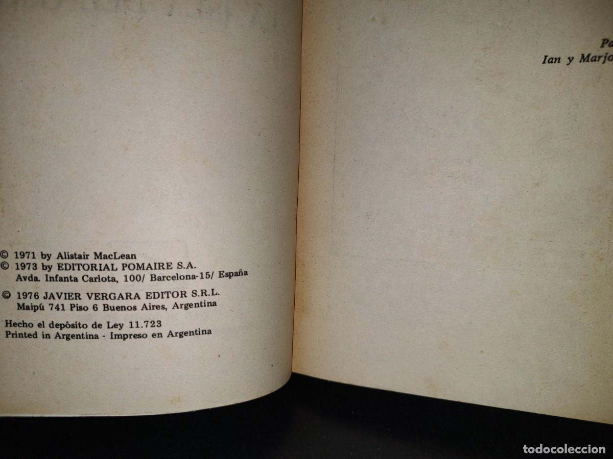 Libros de segunda mano: 87- LA ISLA DEL OSO - ALISTAIR MACLEAN - JAVIER VERGARA EDITOR 1973 - Foto 4