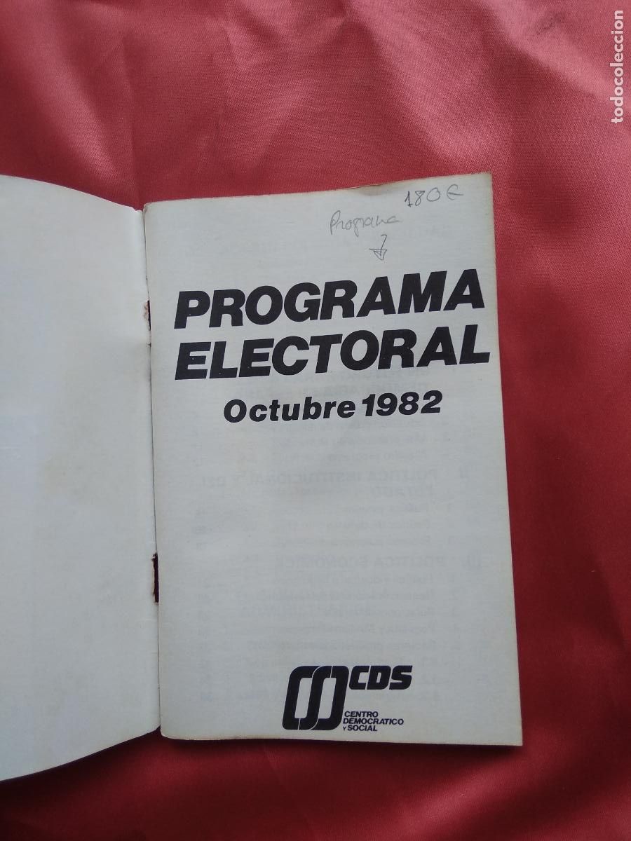 Libros de segunda mano: Espa&ntilde;a como debe ser programa CDS 1982 N.3498 - Foto 2