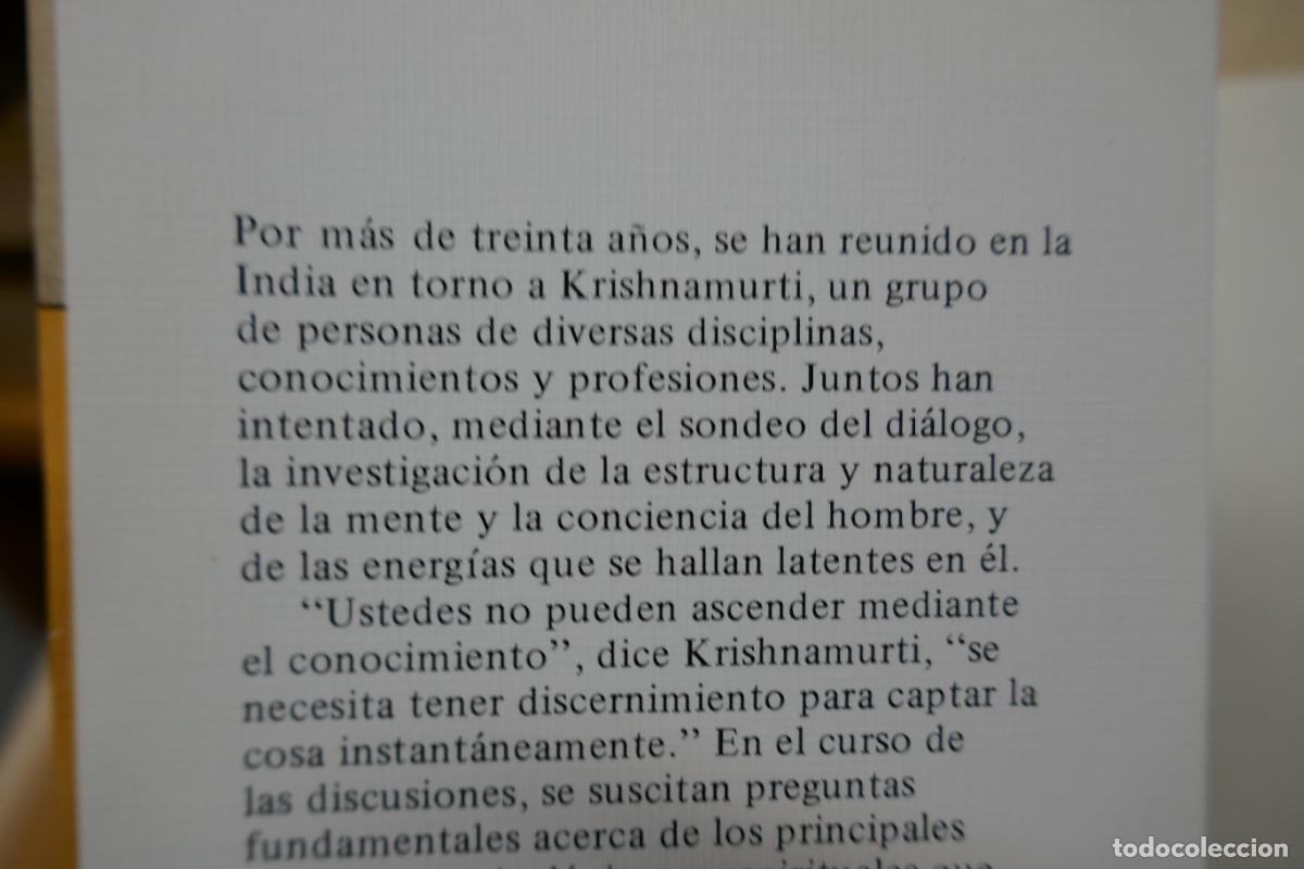 Libros de segunda mano: M&Aacute;S ALL&Aacute; DEL PENSAMIENTO - KRISHNAMURTI - EDHASA - Foto 4