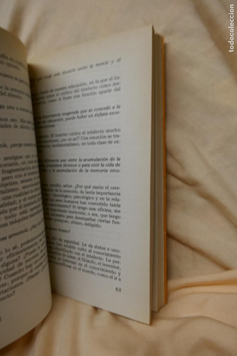 Libros de segunda mano: M&Aacute;S ALL&Aacute; DEL PENSAMIENTO - KRISHNAMURTI - EDHASA - Foto 9