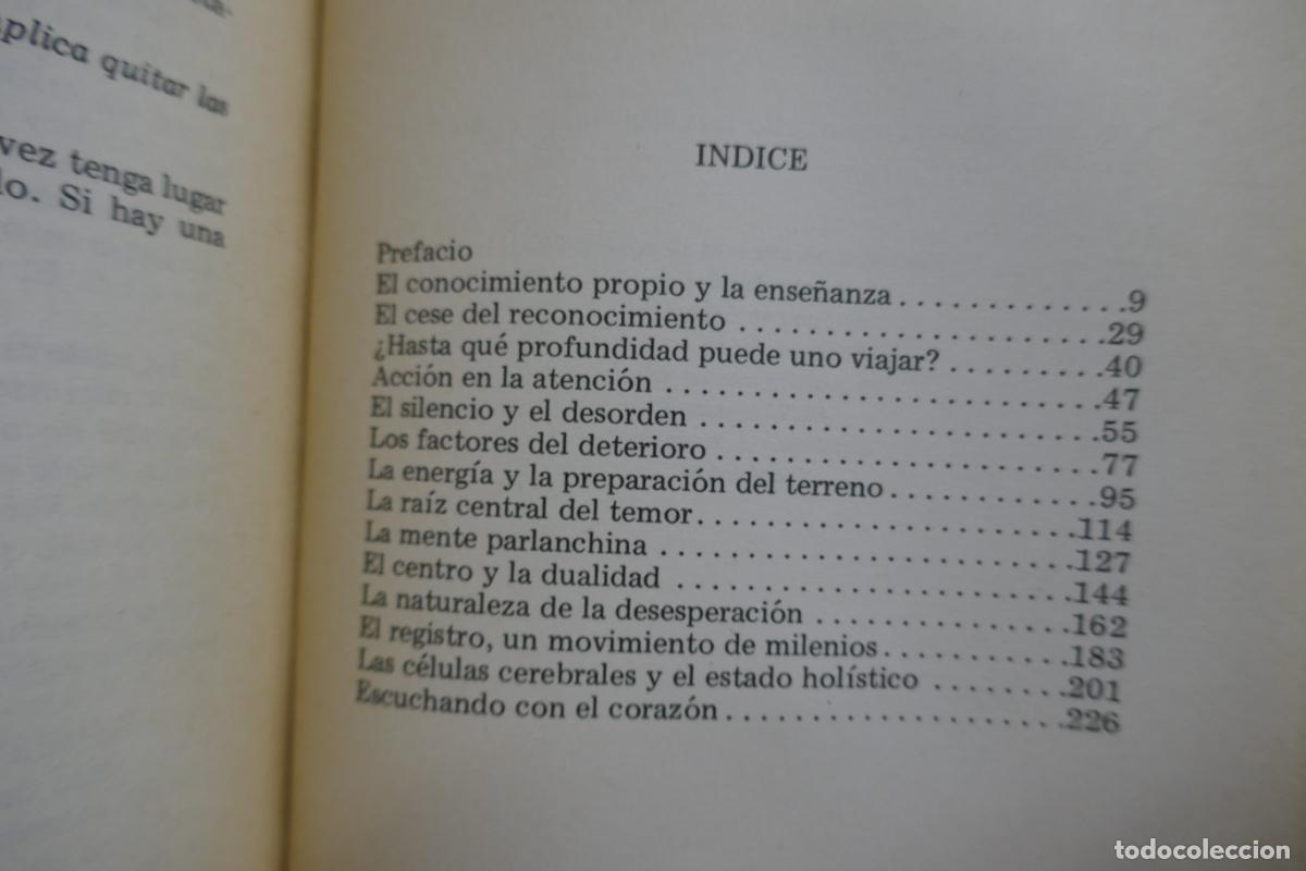 Libros de segunda mano: M&Aacute;S ALL&Aacute; DEL PENSAMIENTO - KRISHNAMURTI - EDHASA - Foto 12