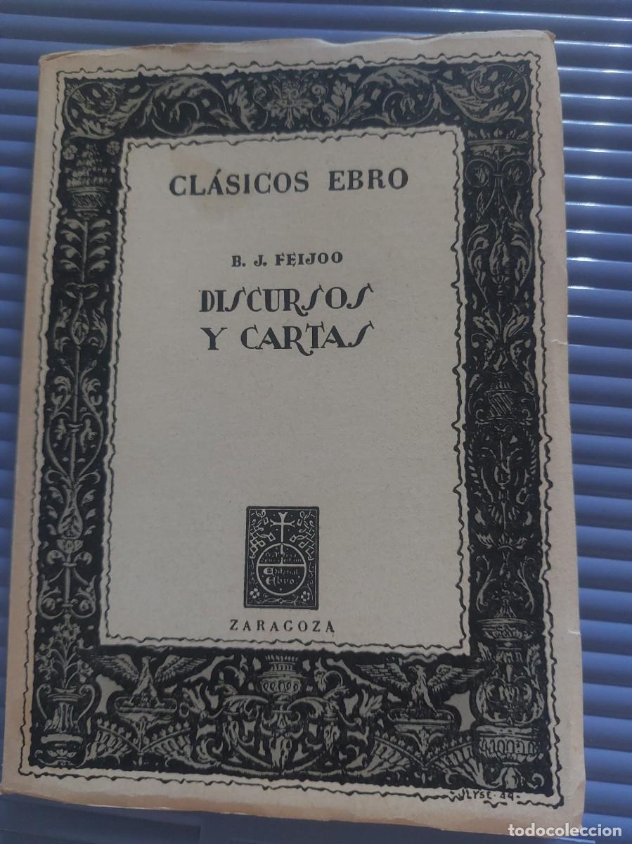 Libros de segunda mano: Discursos y cartas - B. J. Feijoo. - 1958 - Foto 1