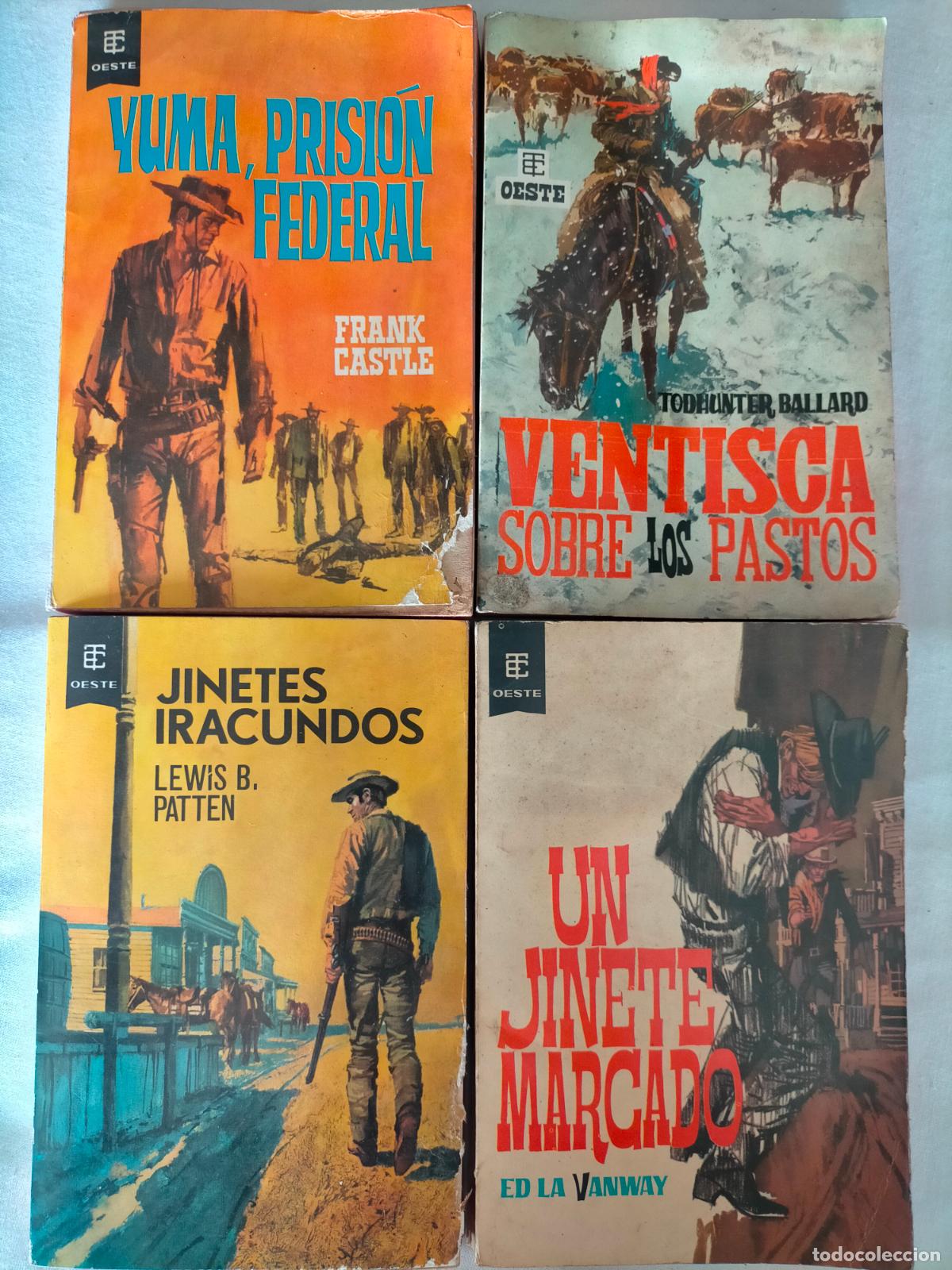 Second hand books: Lote 4 libros revistas de colecci&oacute;n bisonte cowboy's vaqueros cowboys Oeste yuma jinetes ventisca