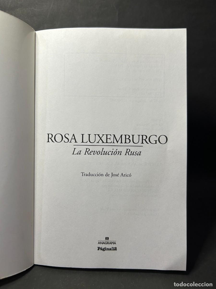Libros de segunda mano: ROSA LUXEMBURGO - LA REVOLUCI&Oacute;N RUSA - 2013 - Foto 3