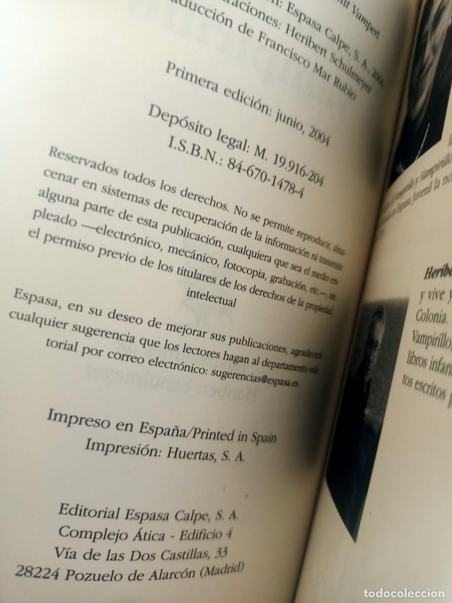 Libros de segunda mano: REENCUENTRO CON VAMPIRILLO. RENATE WELSH. ESPASA. 2004 - Foto 4