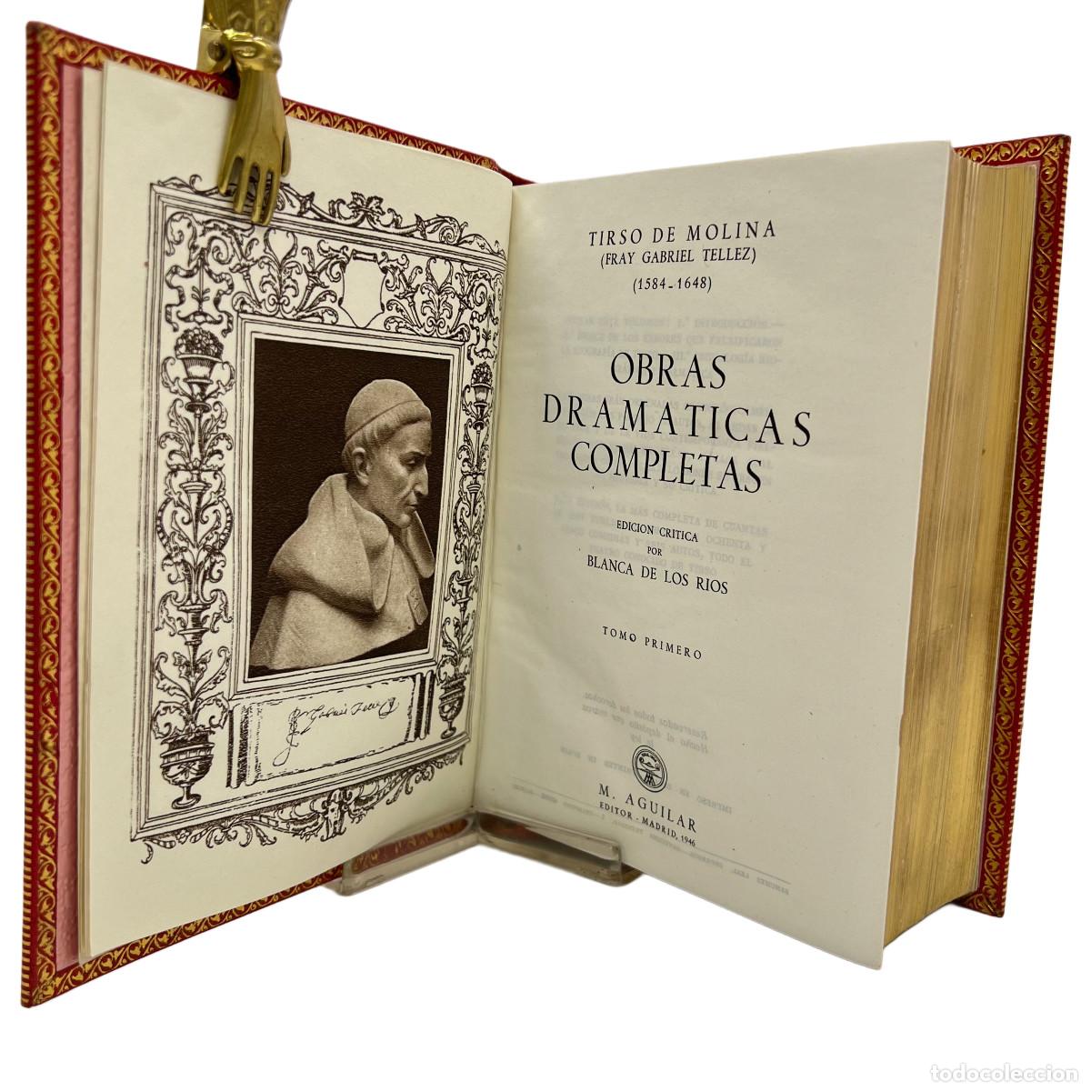 Libros de segunda mano: TIRSO DE MOLINA - OBRAS DRAM&Aacute;TICAS (TOMO 1&ordm;) - 1946 - Foto 2